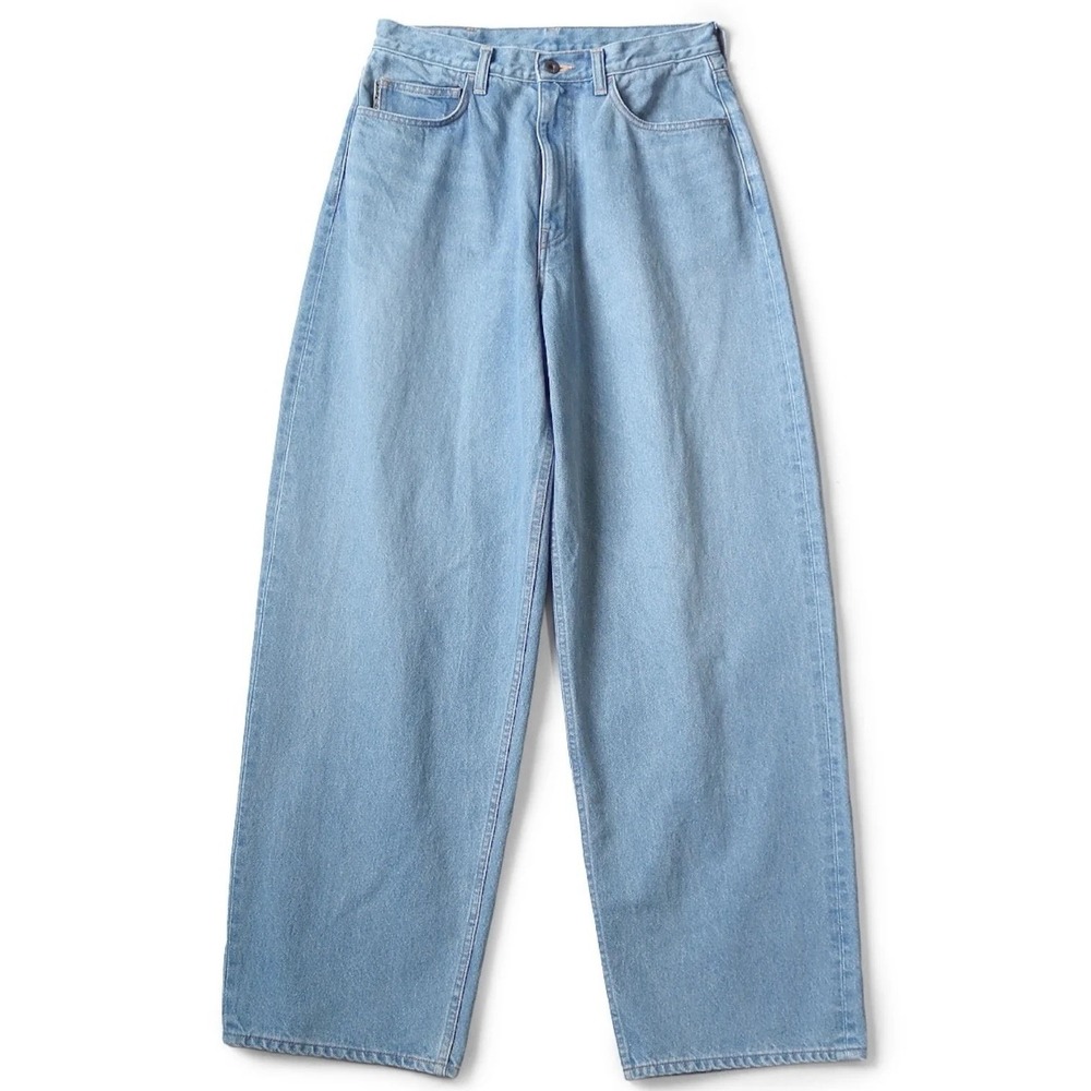 KAPITAL 13OZ DENIM CLUB BAGGY 5-PIECE PANTS UNUSED JEANS NEW - Picture 2 of 7
